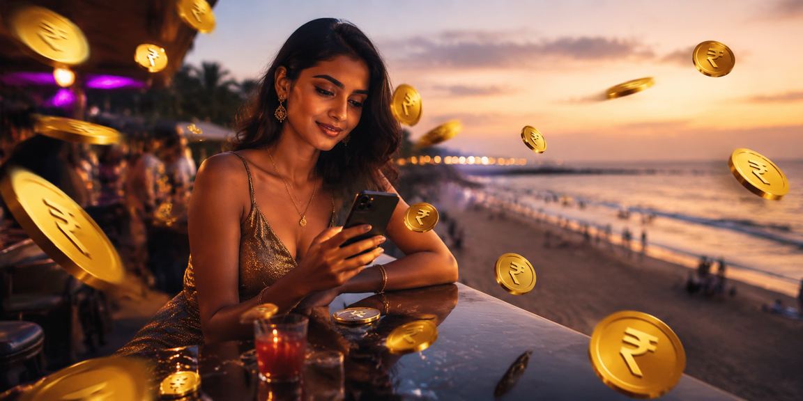 Gaming excitement at Chennai beach with Aviator overlay